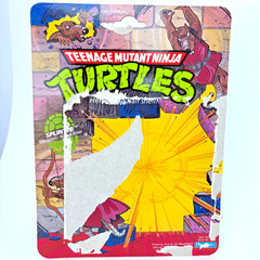1988 TMNT Original Splinter with accessories and 10 card back – Pre-Owned