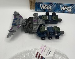 Transforming Toy Blue #4 TRANSFORMER Warbotron Truck Air Plane Fighter Jet Robot