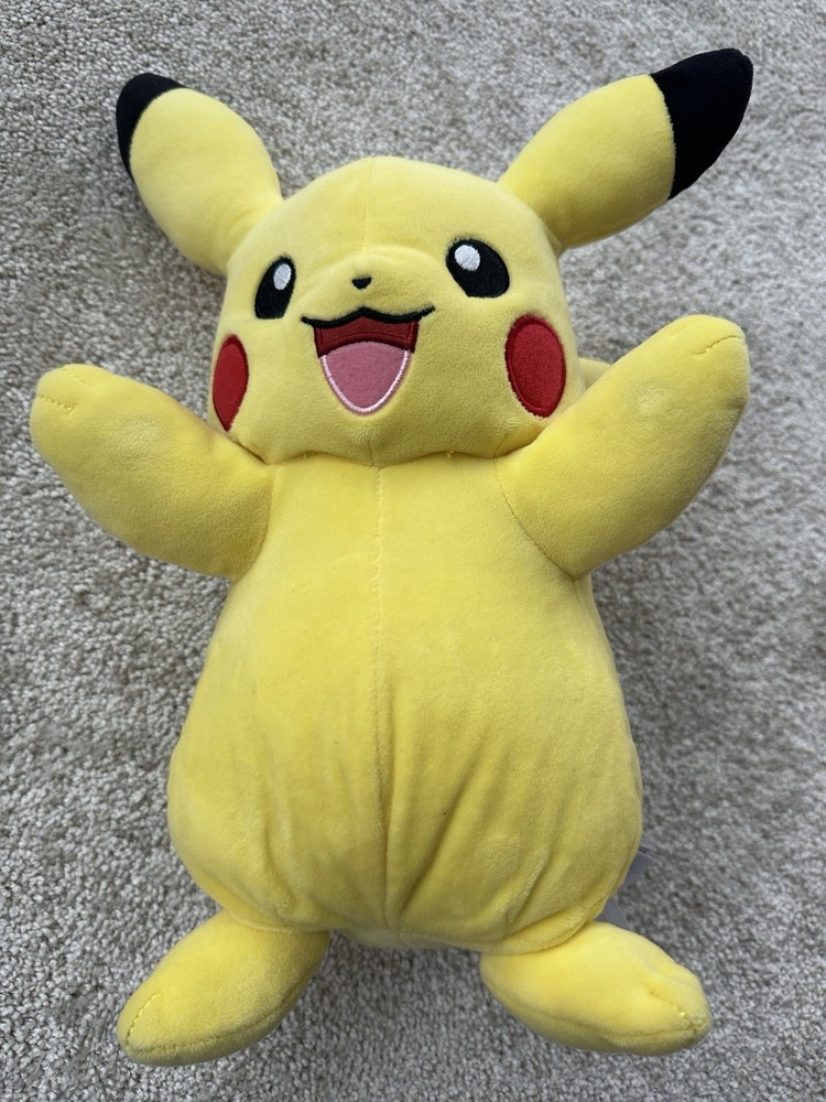 Pokemon Electric Charge Pikachu 10″ Talking Plush Toy With Lights Sounds Motion