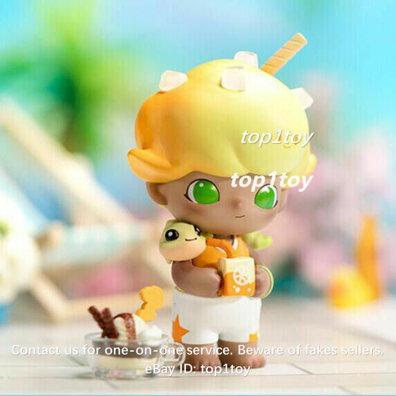 POP MART x DIMOO Pets Vacation Series Summer Lemon Tea Mini Figure