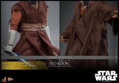 Hot Toys MMS785 Star Wars The Clone Wars Plo Koon 1/6 Scale 12″ Figure In Stock