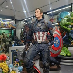 The Avengers 40cm Captain America Figure Model Statues Ornament Collection Gift
