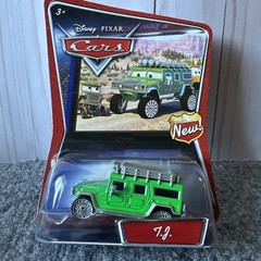 2007 DISNEY PIXAR CARS T.J.Green Hummer Die Cast 1:55 #M2956 MATTEL NIP