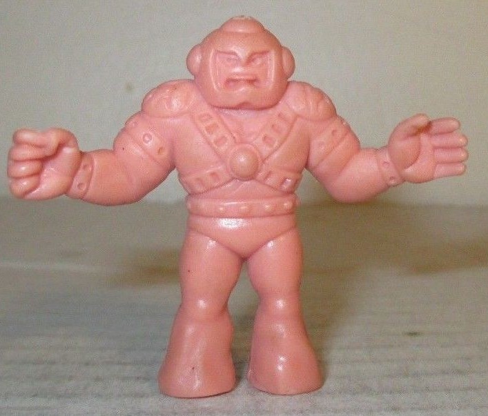 80’s M.U.S.C.L.E. Men Kinnikuman Flesh Color 2″ Cannon Baller Figure #203 Mattel