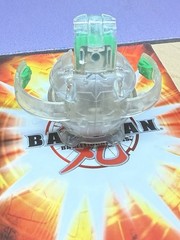 Bakugan Battle Brawlers Alligator Action Figure 510G Clear Green Plastic