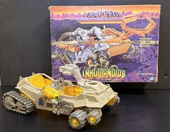 1986 Trappeur Inhumanoids Earth Corps Vehicle w/ BOX CATALOG Not Complete Hasbro