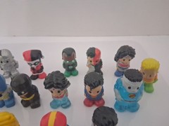 Lot Of 17 Ooshies Pencil Toppers – DC Comics Batman, Superman And More