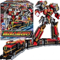 Metal Cardbot BlastRain Diesel Train Robot Toy / 2025 Korean Animation