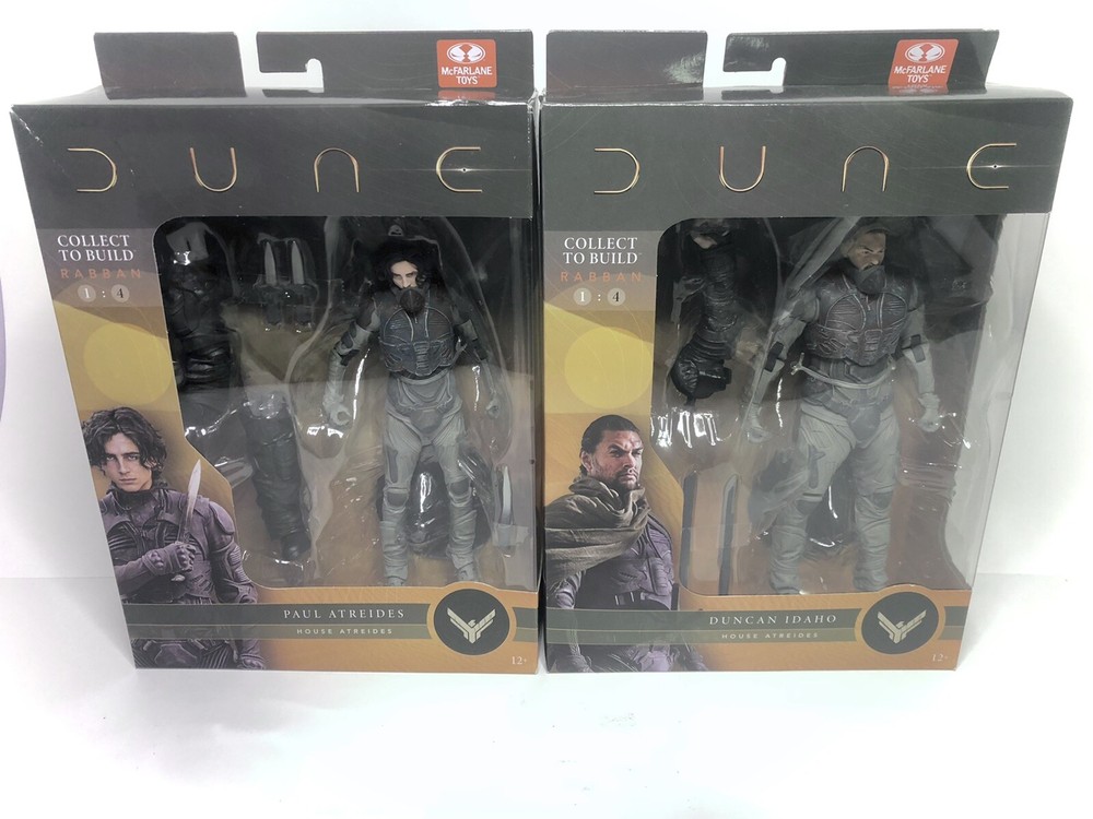 McFarlane Toys – Dune – Paul Atreides & Duncan Idaho – Action Figure Lot w/ BAF