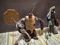 Teenage Mutant Ninja Turtles Casey Jones Cockroach Terminator Figure LOT
