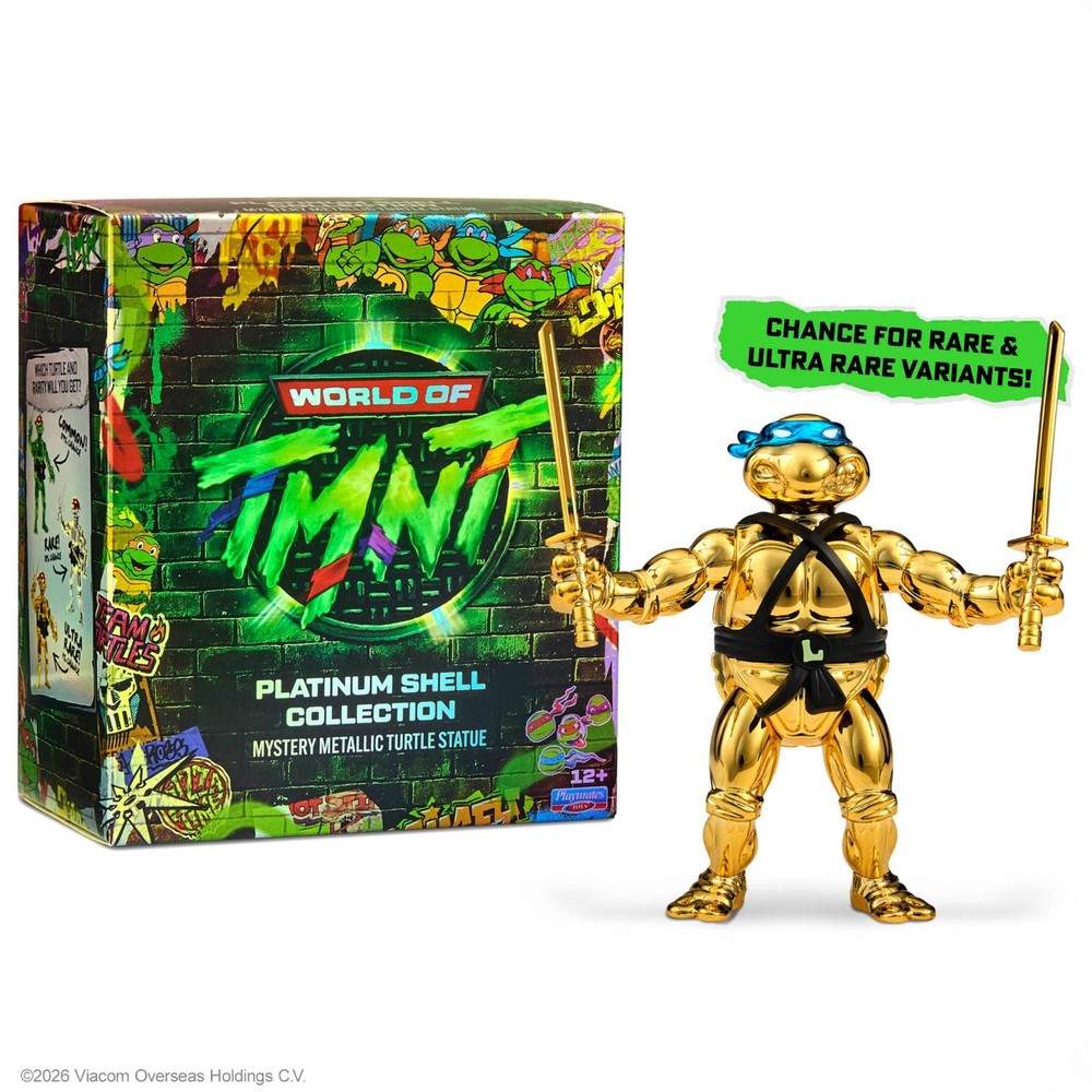 PRESALE SDCC 2026 TMNT Platinum Shell Collector BLIND Box Action Figure