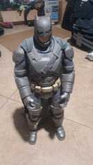 Batman Gray Armored Action Figure w/ Fabric Cape, Plastic/Fabric