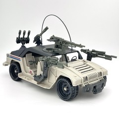 1990 GI Joe HAMMER JEEP 100% COMPLETE. UNBROKEN ANTENNA ** MINTY **
