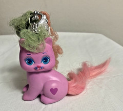 Vintage Little Pretty Kitty Heaven Heart – Mattel Pink Cat w/ Crown – Rare