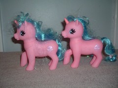 10 My Little Ponies Various Sizes Large To SMALL Vintage 1981-82 LOT MLP W/WINGS