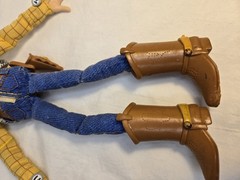 Disney Pixar Toy Story Fire Fightin’ Woody Soft Doll 2004 Drawstring WORKS READ