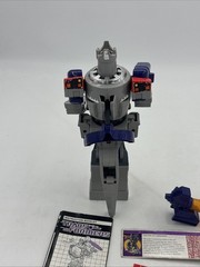 Galvatron 100% Complete Vintage G1 Transformers w Laser Rifle Connector Manual