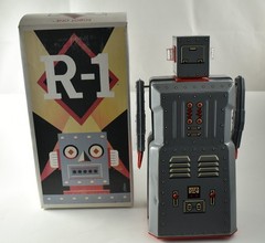 R-1 Tin Metal Robot Painted (2000) Rocket USA
