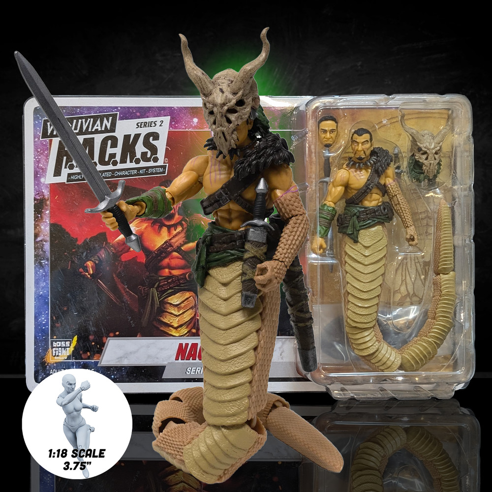 Naga the Serpent Druid -Vitruvian H.A.C.K.S. 1:18 Scale Action Figure