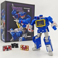 PT-04 Soundwave Pocket Robot Action Figure G1 Transforming Mini Toy Collectible