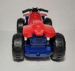 Marvel Spiderman ATV 4×4 Motorcycle Battery Powered 2008 Hasbro Loose Red Blue