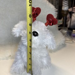 Dan Dee Puppy Dog White Red Hearts Animated & Sings You’re The One That I Want
