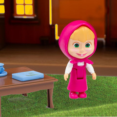 Masha & Michka, House of Michka, 2 Figurines Included, and 15 Accessories, for C