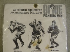 1966 G.I. Joe Fighting Men French Resistance Fighter Equipment Pack Hasbro MIP
