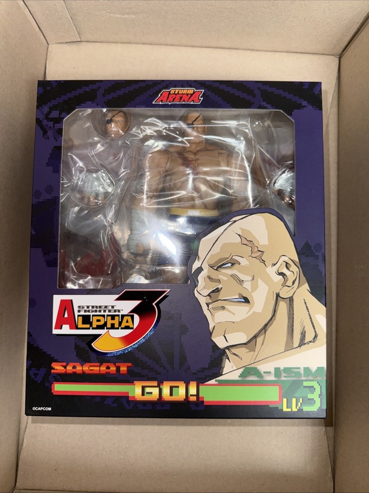Storm Arena STREET FIGHTER ALPHA 3 SAGAT Action Figure 1:12 Scale NEW IN STOCK