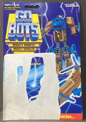 1985 Go Bots TWIN SPIN Complete w/ Card Back Bandai Tonka Figure Gobots 42