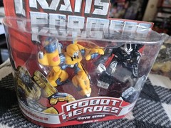 Transformers Robot Heroes Bumblebee Barricade Mosc