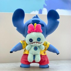 [BIG! 10 in ]TOPTOY “HELLO Stitch” Summer Series Figurines Model Doll Toys