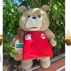 48CM Movie Style Teddy Bear Plush Doll Soft Stuffed Animal Apron Outfit Gift Toy