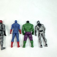 Marvel Comics + 1 GI Joe Action Figure Mix Lot Avengers Figures Bundle Deal