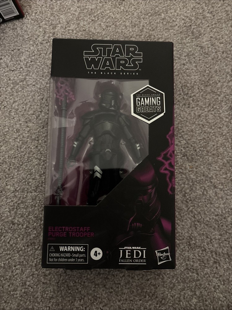 Star Wars Black Series Gaming Greats Electrostaff Purge Trooper New Sealed