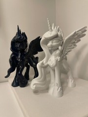Princess Luna DIY Paint Figurine – My Little Pony 3D Printed Gift – MLP Toy