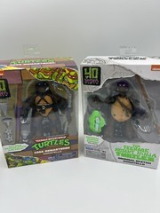 Two Teenage Mutant Ninja Turtles 1988 Remastered and Original Sketch Donatello