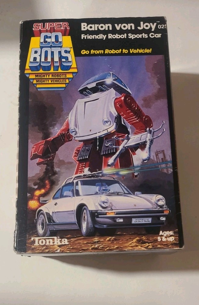 VTG Super Gobots – NIB- Baron von Joy Sports Car 100% Complete – Tonka 1984