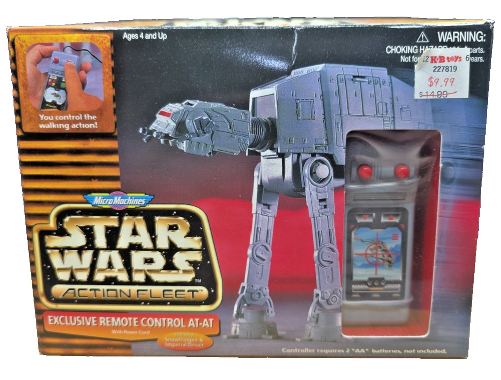 Remote Control AT-AT 1996 STAR WARS Micro Machines Action Fleet NEW