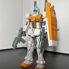 HG 1/144 GTO Morocco GM RGM-79 Double Cannon Advanced Model Action Figure Toy
