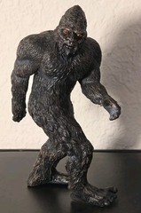 Plastic Bigfoot figure Sasquatch statue 5 inches tall Yeti