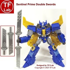 Double Swords Upgrade Kit for Transformers Studio Series One Sentinel Prime