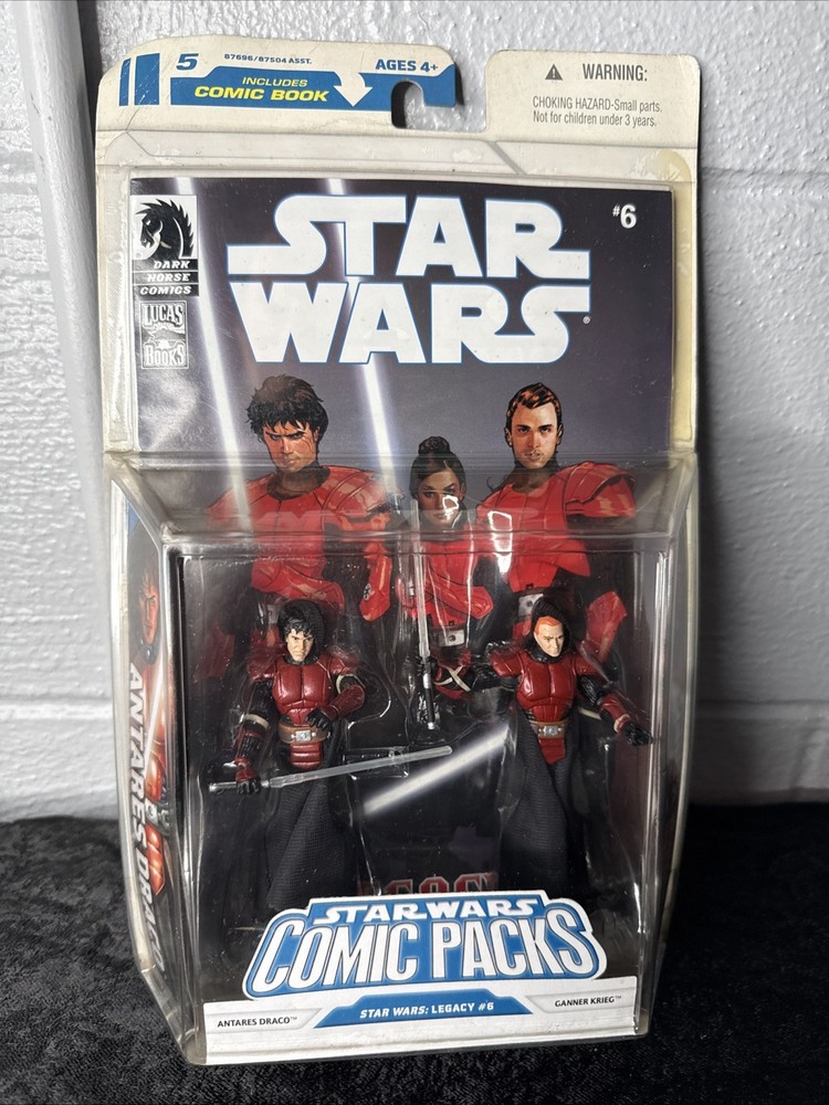 2008 Star Wars Hasbro Comic Pack #5 Antares Draco/ Ganner Krieg – Read
