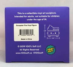 100% Soft Lil Dumpster Fire Vinyl Figure 3.5” Collectible New 2020 In Hand