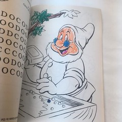 Vintage Golden – Disney 1991 Beauty & the Beast & 1993 Snow White Coloring Book