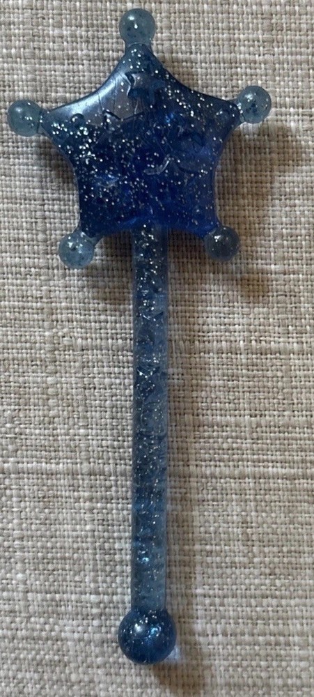 Vintage My Little Pony Princess Tiffany Royal Dark Blue Star Wand – 2”