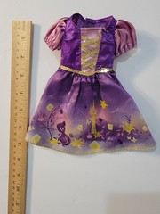 Disney Jakks Pacifics Tangled Rapuzel Princess 12” Toddler Doll Dress