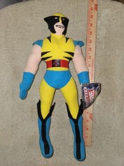 Lot of 4 X-Men Marvel Kellytoy Wolverine Magneto Captain Cyclops Plush Dolls Toy