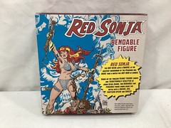 NEW NJ Croce Red Sonja She Devil 5-inch Bendable Figure RARE Boxed FREESHIP