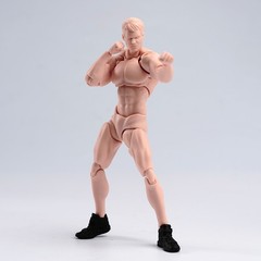 US Wind Toys 1/12 Pale Skin Flexible Man Jointed 6″ Male Action Figure Head Body